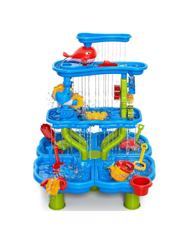 Mesa de Agua EPPO para Niños 3-5 Años, 4 Niveles, Juguetes