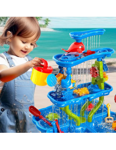 Mesa de Agua EPPO para Niños 3-5 Años, 4 Niveles, Juguetes 2