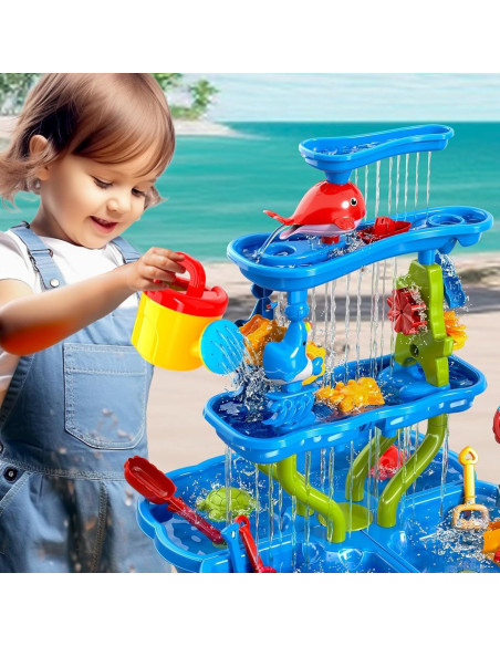 Mesa de Agua EPPO para Niños 3-5 Años, 4 Niveles, Juguetes