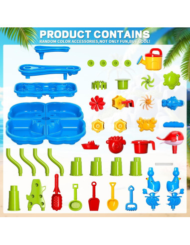 Mesa de Agua EPPO para Niños 3-5 Años, 4 Niveles, Juguetes