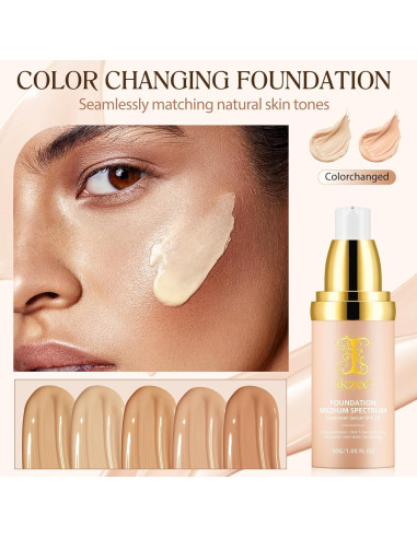 Base de Maquillaje 4 en 1 Akareni 30ml SPF50+ Hidratante