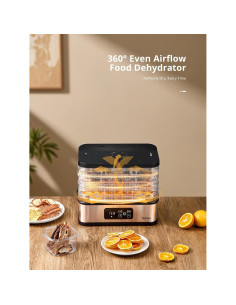Deshidratador de Alimentos Yabano 250W 5 Bandejas Digital 2