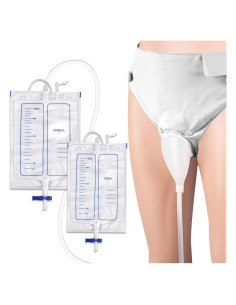 Bolsa de Orina Portátil YOOGUSTO 2000ml y 1000ml Anti-Reflujo