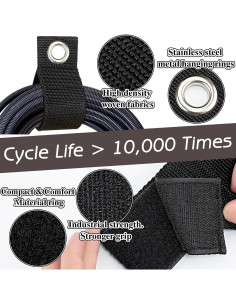 Organizador de Cables Zkptops 12 Piezas Soporte 33 cm 2