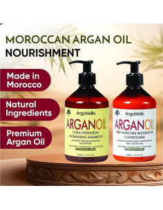 Juego de Champú y Acondicionador ArgaVellis 0.99kg - Hidratante 2