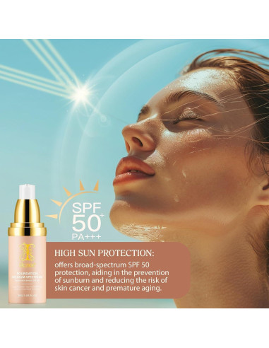 Base de Maquillaje 4 en 1 Akareni 30ml SPF50+ Hidratante