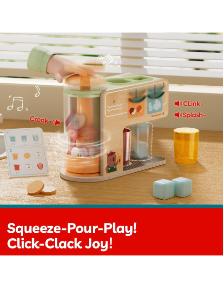 Dispensador de Bebidas de Madera TOP BRIGHT con Accesorios