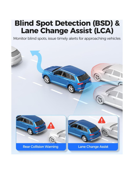 Cámara Espejo Retrovisor AZDOME PG17 Max 4K/2.5K con ADAS