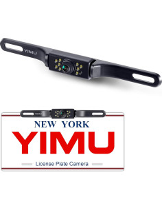 Cámara de Respaldo YIMU HD con 7 LEDs y Visión Nocturna 2