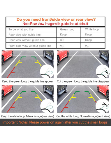 Cámara de Respaldo RAAYOO L002 170 IP69 Impermeable 12V-24V
