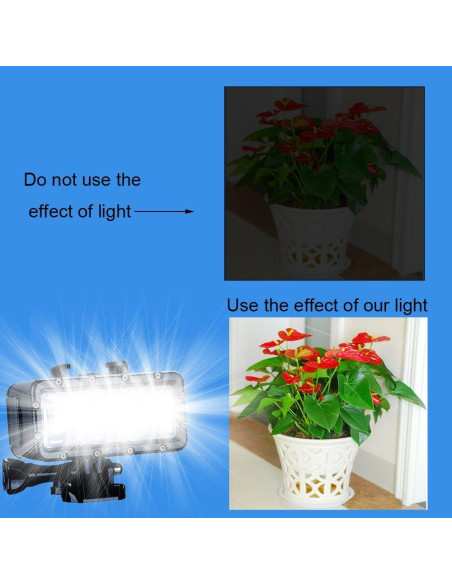 Luz LED Submarina Suptig RSX-220 45m para GoPro