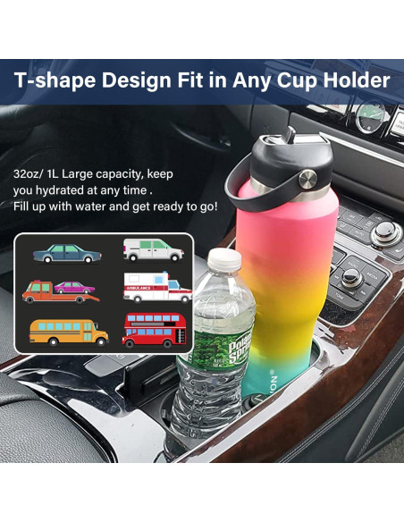 Botella de Agua Aislada HYDROWION 32oz Acero Inoxidable