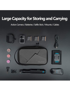 Estuche Organizador TELESIN para Cámara GoPro y DJI - Impermeable 2