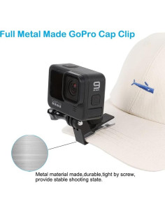 Soporte Clip Metal para Gorra PellKing Compatible GoPro 2
