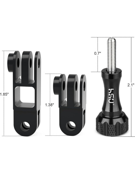 Soporte de Juntas Rectas Ajustable HSU para Cámaras de Acción Soporte de Juntas Rectas Ajustable HSU para Cámaras de Acción