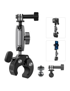 Soporte de Cámara TELESIN Super Clamp 360 para GoPro y más