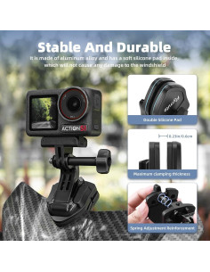 Soporte de Parabrisas para Motocicleta Flymile para DJI y GoPro 2