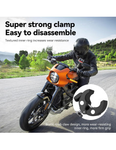 Soporte de Cámara TELESIN Super Clamp 360 para GoPro y más 2