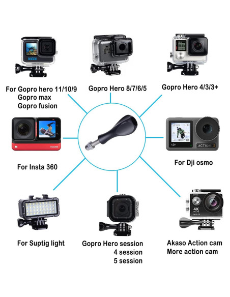 Tornillos de Pulgar Suptig 3pcs para GoPro y DJI Osmo