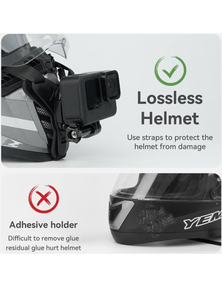 Soporte de casco Adaptom con extensión J-Hook para GoPro