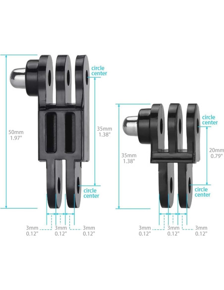 Montaje de Juntas Rectas Ajustables HSU para Cámaras de Acción Montaje de Juntas Rectas Ajustables HSU para Cámaras de Acción