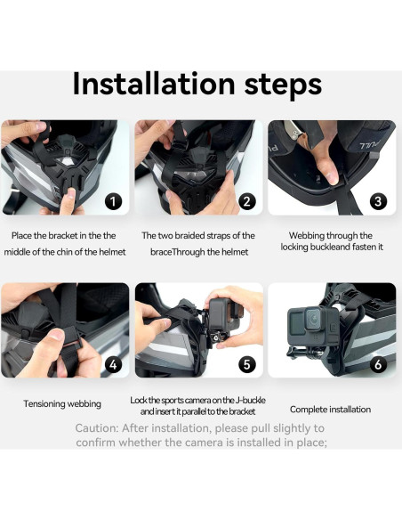 Soporte de casco Adaptom con extensión J-Hook para GoPro