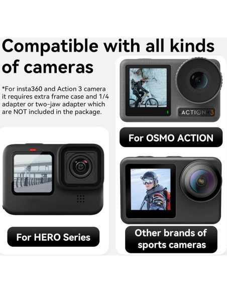 Soporte de casco Adaptom con extensión J-Hook para GoPro