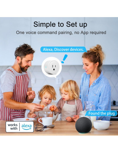 Enchufe Inteligente ExIoTy para Alexa - Control Remoto y Temporizador