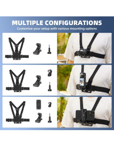 Kit de Montaje Arnés de Pecho Flymile para GoPro y Smartphone 2