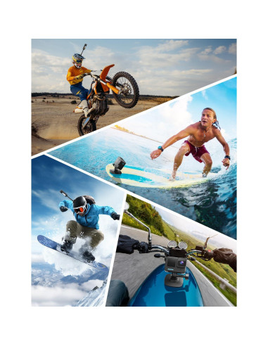 Soporte Adhesivo Flexible Maectech para Cámaras de Acción