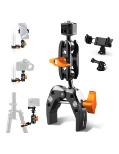 Soporte de Cámara K&F Concept Super Clamp con Brazo Mágico 24.9 cm
