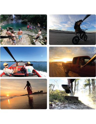 Montaje Hidráulico GravGrip V2 para Cámara de Acción - Compacto