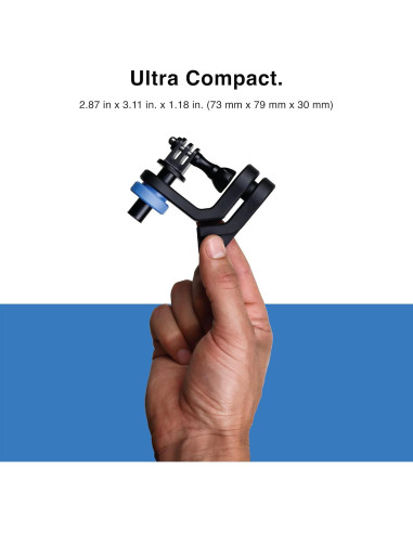 Montaje Hidráulico GravGrip V2 para Cámara de Acción - Compacto