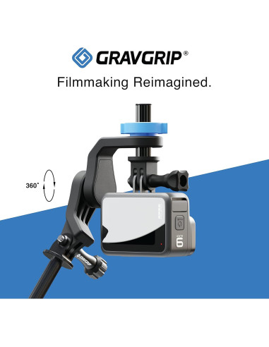 Montaje Hidráulico GravGrip V2 para Cámara de Acción - Compacto