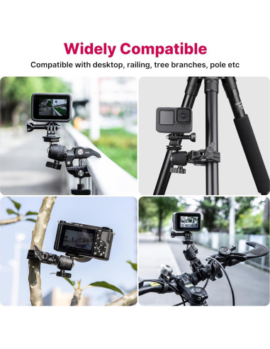 Soporte de Cámara ULANZI R099 con Cabezal de Bola 360