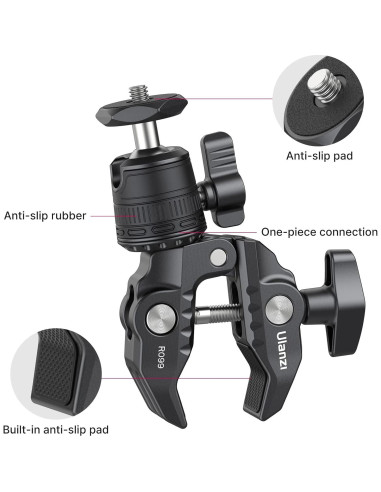 Soporte de Cámara ULANZI R099 con Cabezal de Bola 360