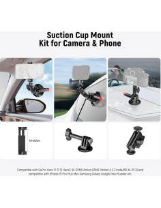 Soporte de Cámara con Ventosa NEEWER CA104 para Acción y Smartphone 2