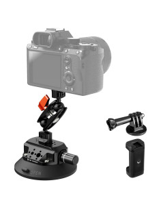 Soporte de Cámara K&F Concept con Ventosa 115mm y Brazo Mágico