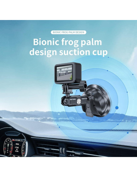 Soporte de Ventosa TELESIN para Coche y Smartphone