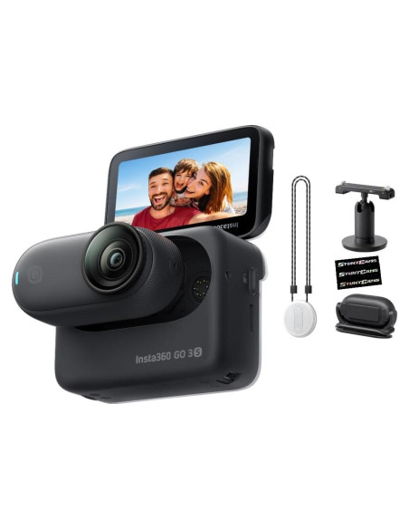 Cámara de Acción Insta360 GO 3S Negra 128GB 4K Impermeable