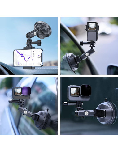 Soporte de Ventosa TELESIN para Coche y Smartphone