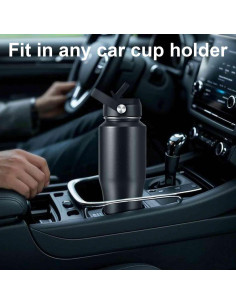 Botella de Agua Acero Inoxidable Hydroyota 0.95L Tapa Popote 2