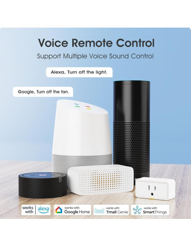 Enchufe Inteligente YIFAN 15A WiFi con USB Tipo-C y Control Voz