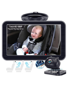 Cámara para Automóvil DoHonest V9 7" HD 1080P 360 Infrarroja