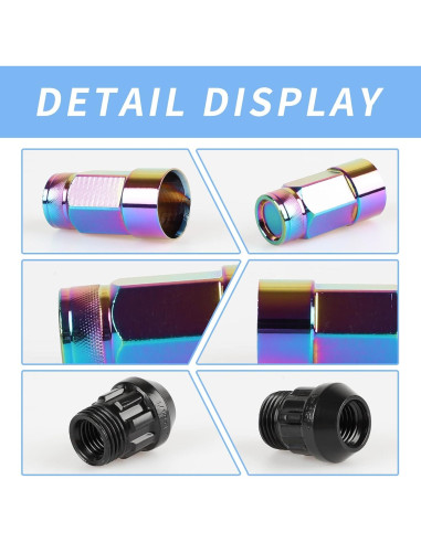 20 Tuercas de Rueda M12x1.5 EZPROIT Cromo Neo