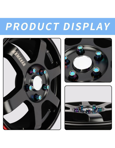 20 Tuercas de Rueda M12x1.5 EZPROIT Cromo Neo