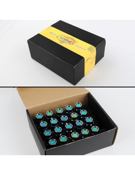 20 Tuercas de Rueda M12x1.5 EZPROIT Cromo Neo