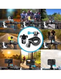Soporte de Manillar para Bicicleta MiPremium - Compatible con GoPro 2