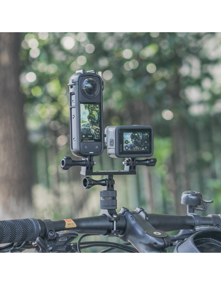 Adaptador Doble de Montaje Aluminio GY-DMA-024 para Cámaras de Acción