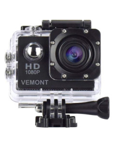 Cámara Deportiva VEMONT 1080P Full HD Impermeable 30m